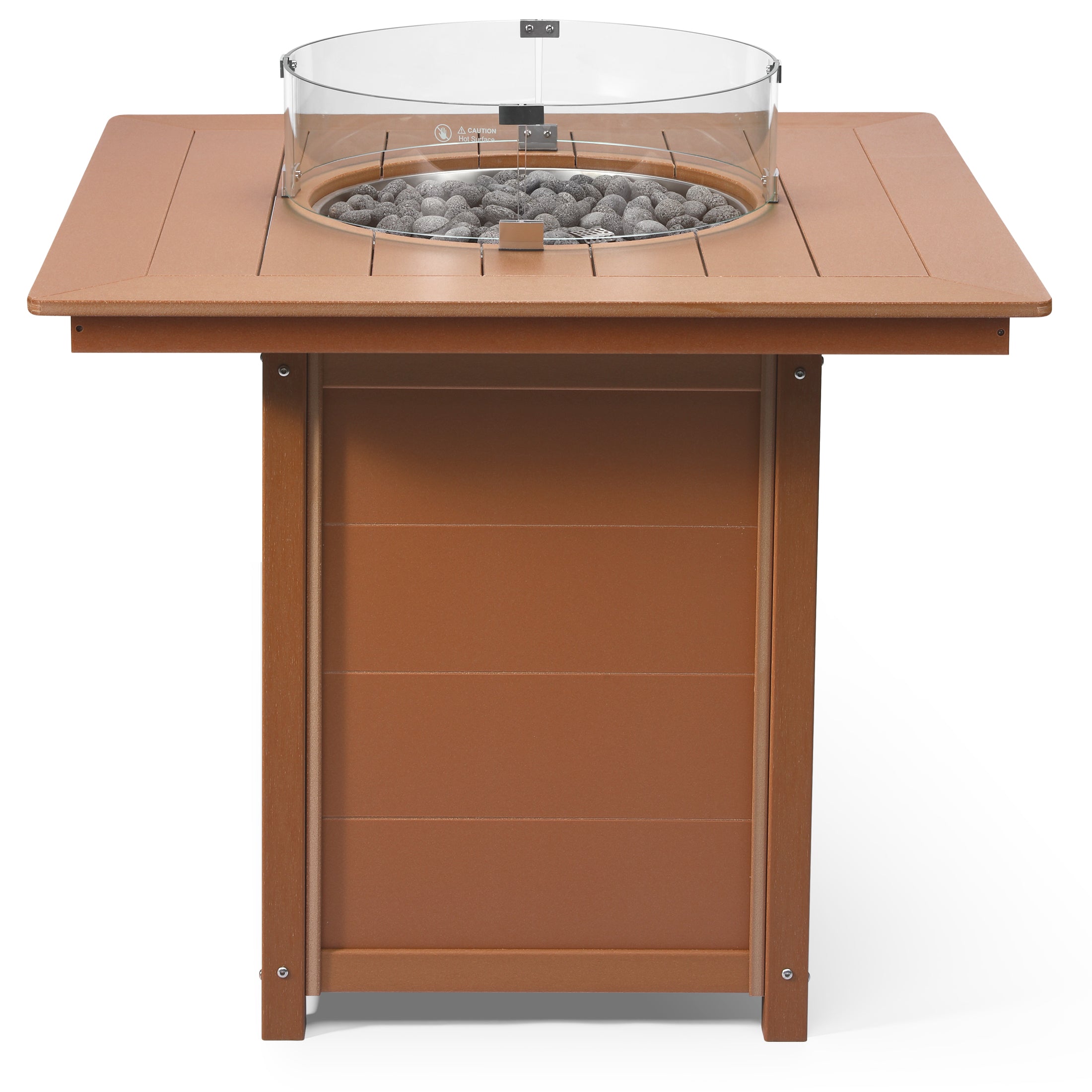 Sedona Square 42" Counter Fire Pit Table