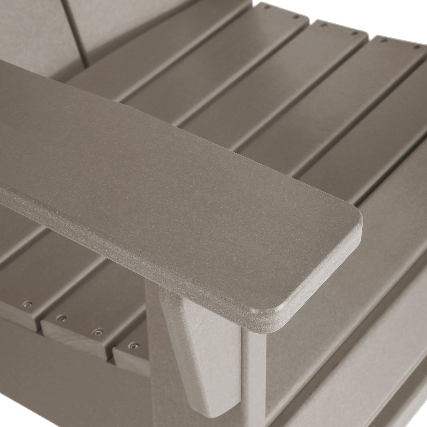 Malibu Modern All-Weather Outdoor Contoured Adirondack Dining Chair