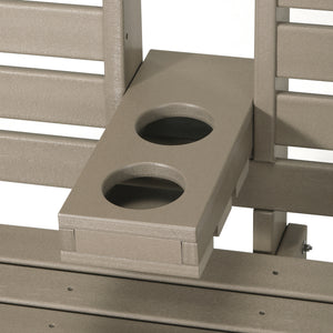 Charleston 54" Porch Swing with Folding Cup Holder