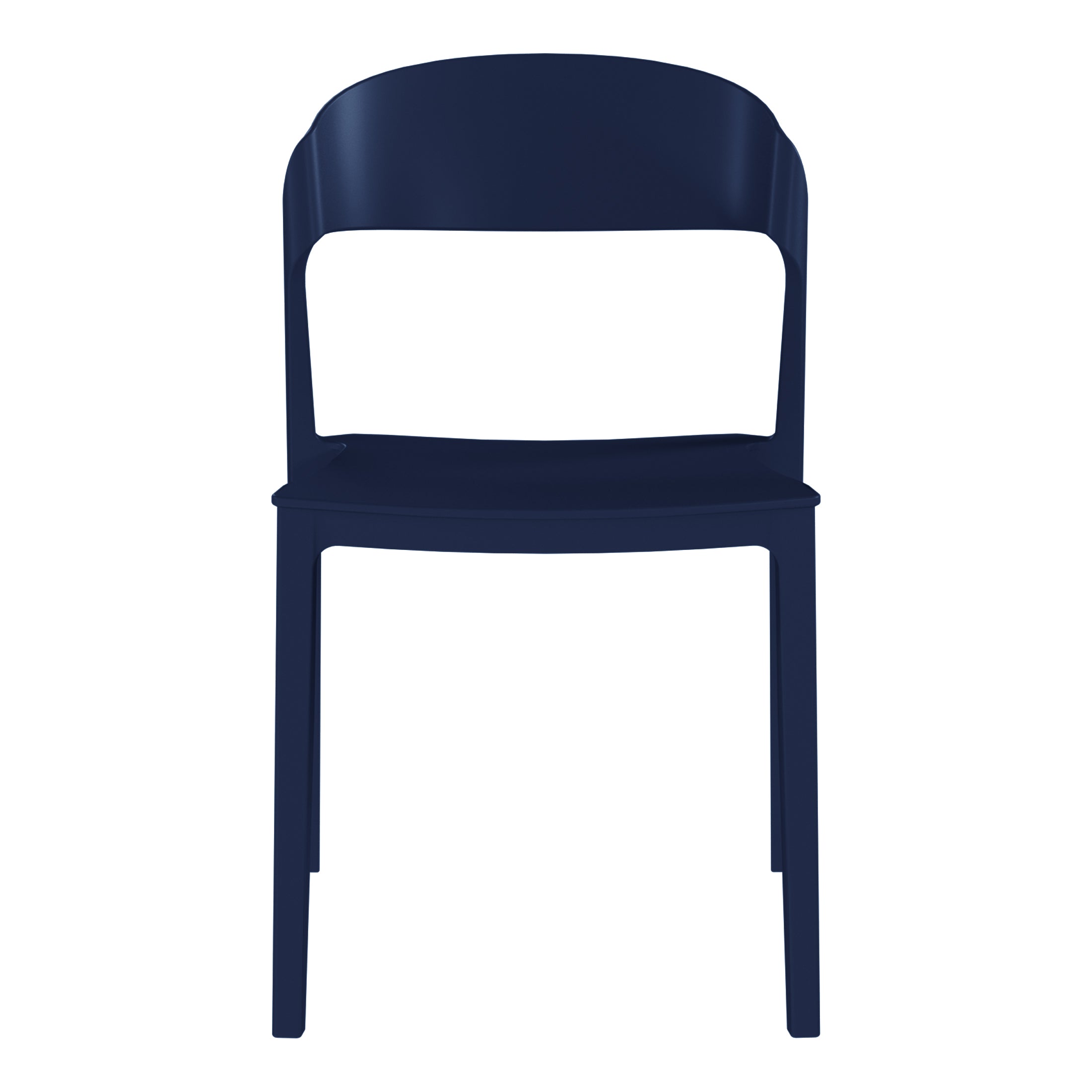 Patio Stacking Dining Side Chair (Set of 2)