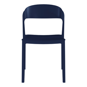 Patio Stacking Dining Side Chair (Set of 2)