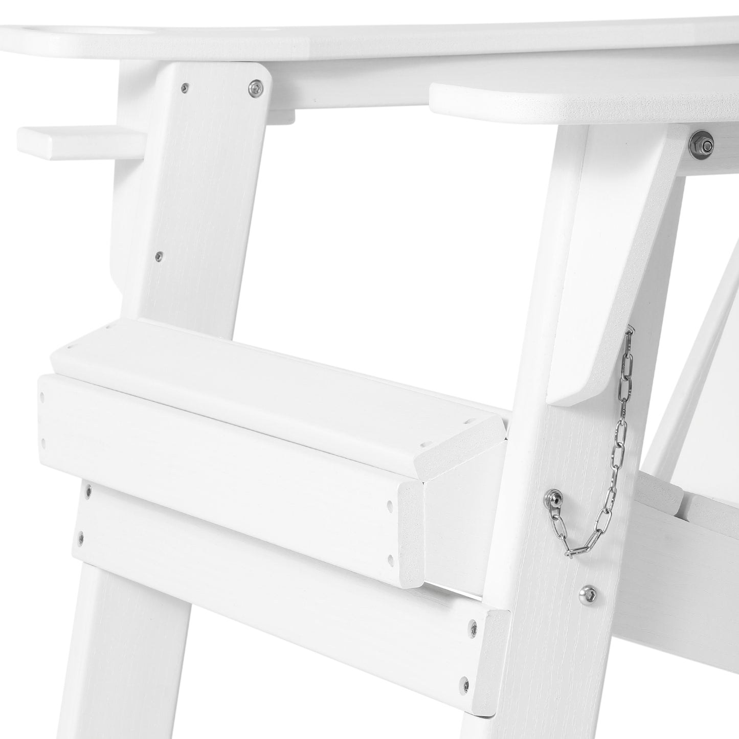 Chatham All-Weather Outdoor Folding Adirondack Chair with Cup Holder