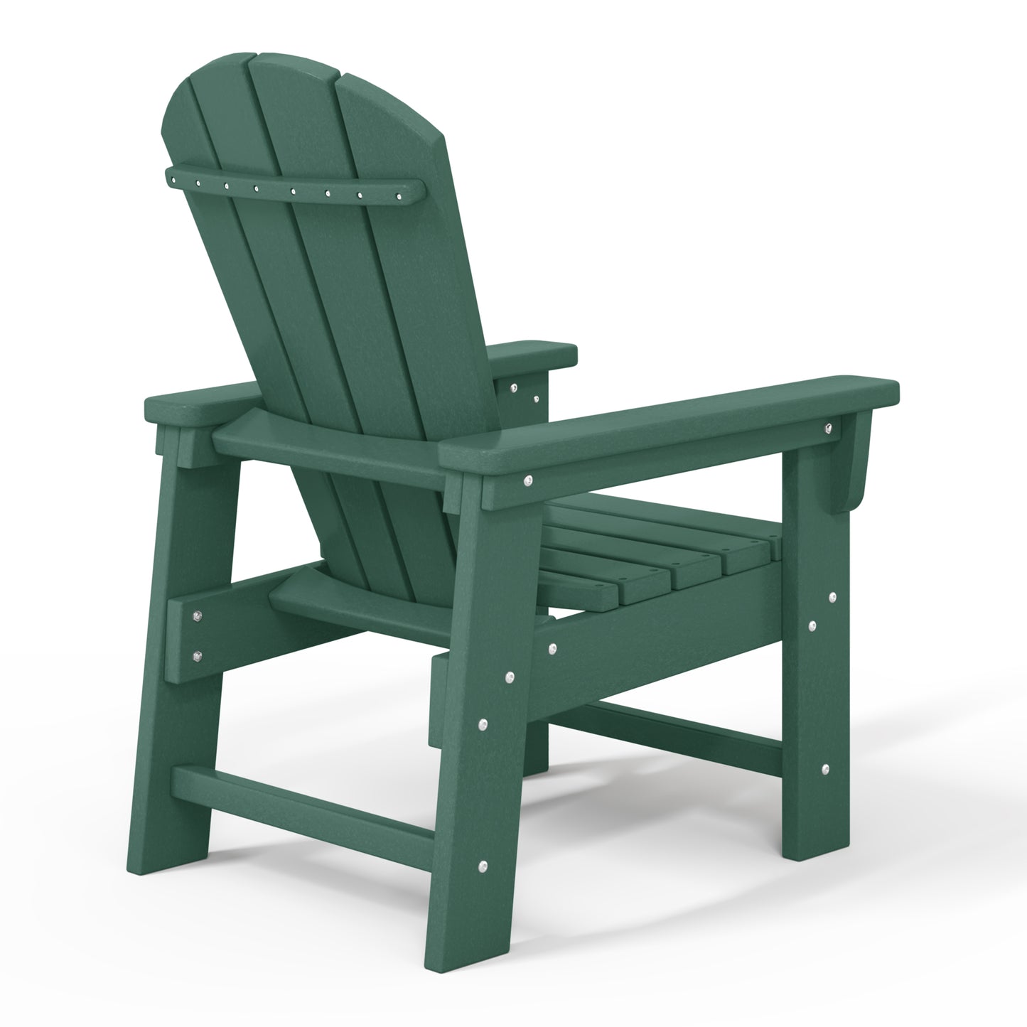 Tiny Terraces Kids' All-Weather Outdoor Poly Adirondack Chair