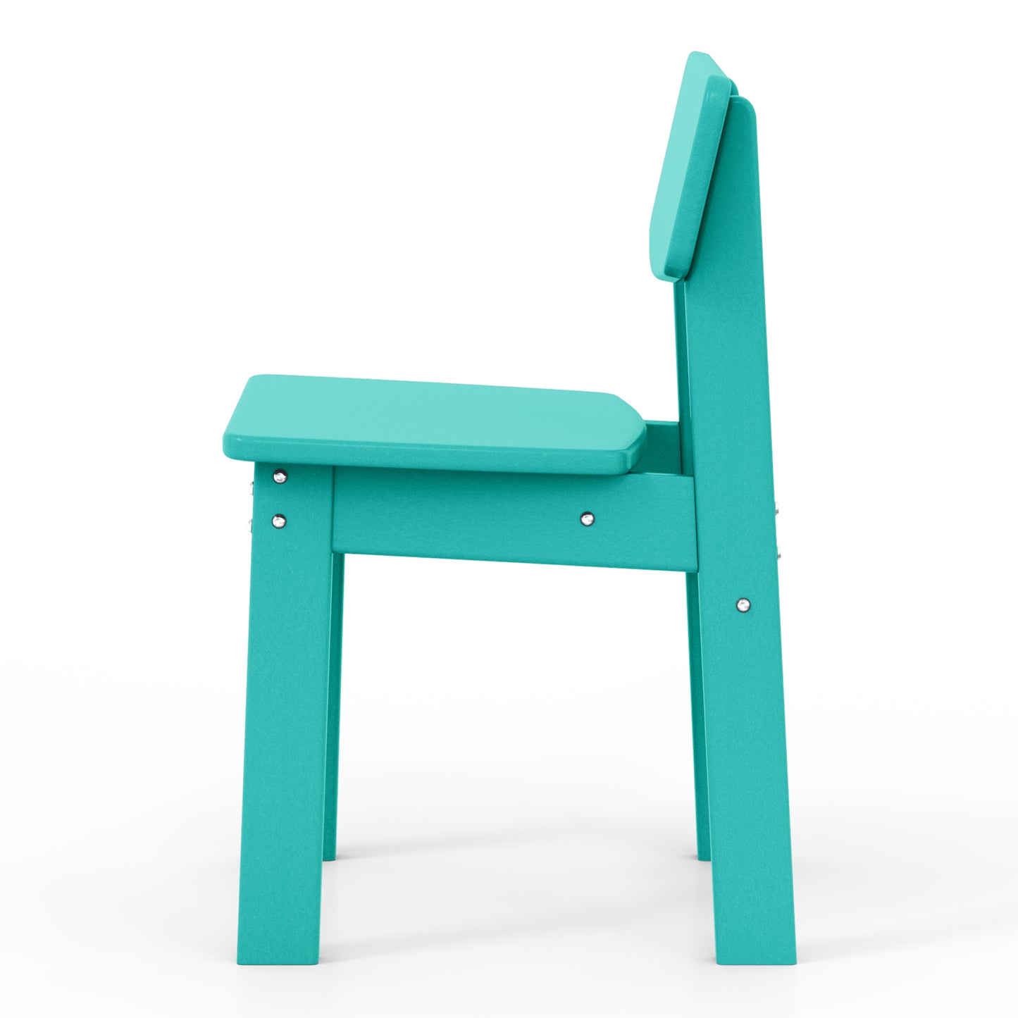 Tiny Terraces Essentials Kids' All-Weather Outdoor Dining Chair (Set of 2)