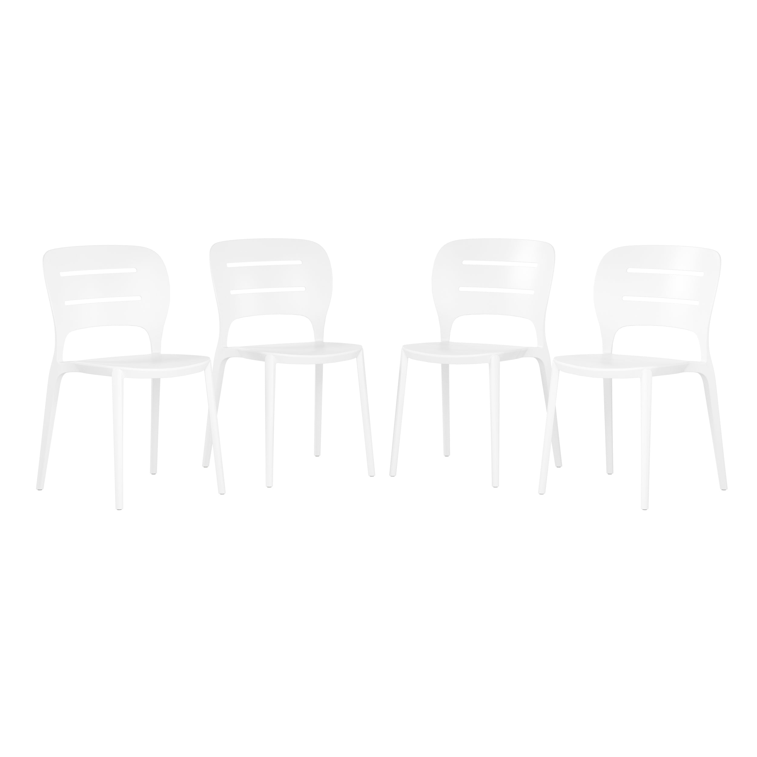 Patio Stacking Dining Side Chair (Set of 4)