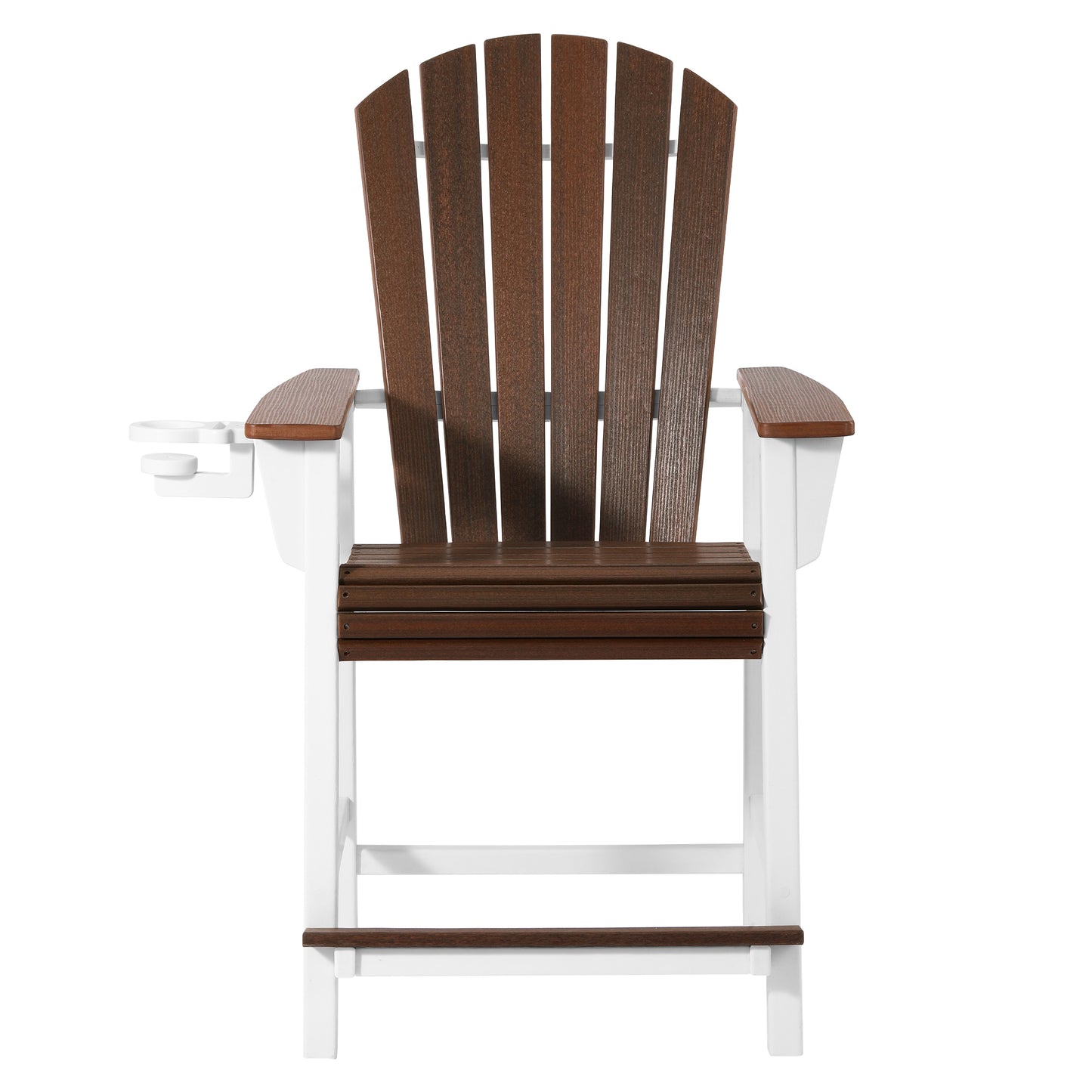 Heritage Ridge Adirondack Counter Height Chair With Cup Holder