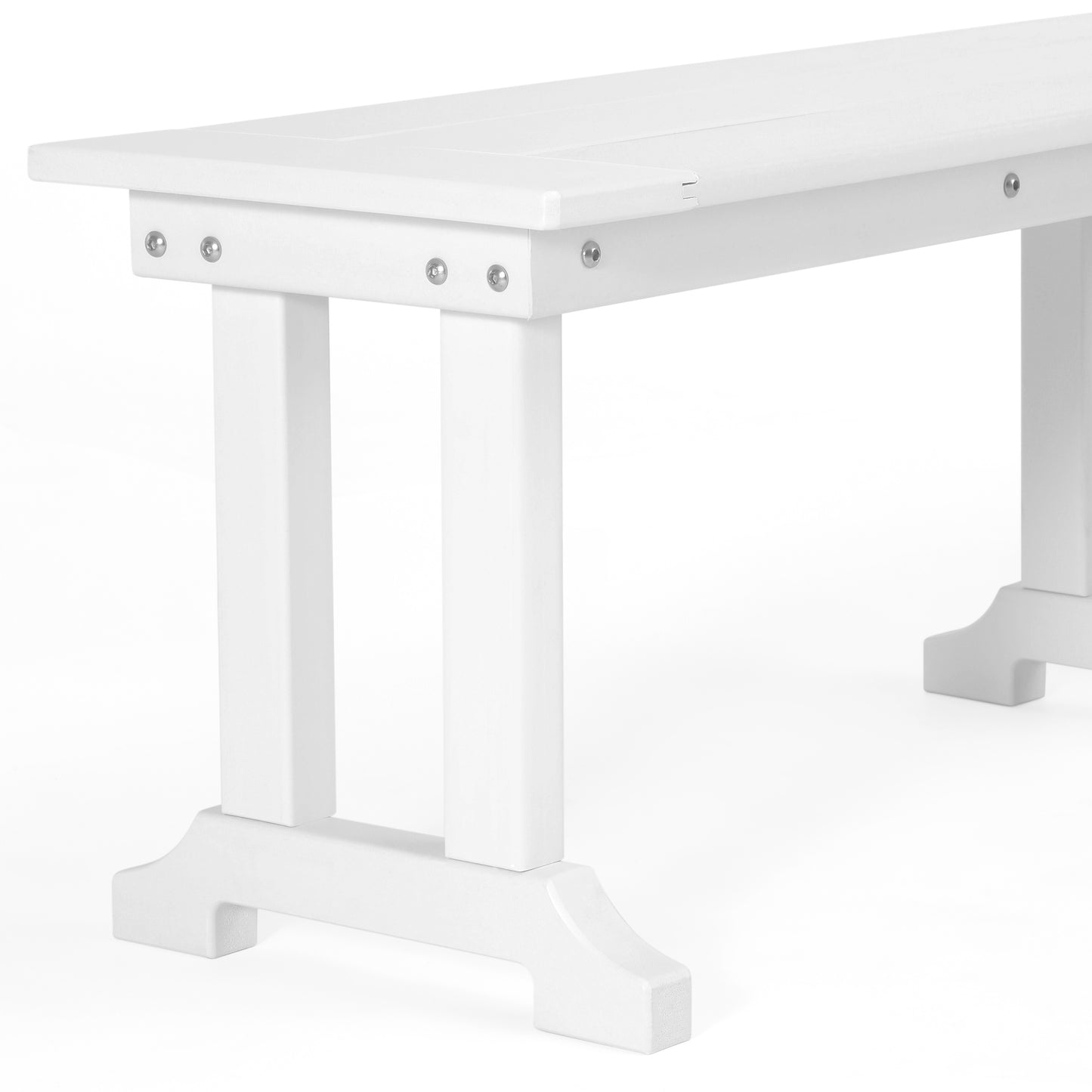 Tuscany All-Weather Outdoor 65" Trestle Dining Bench