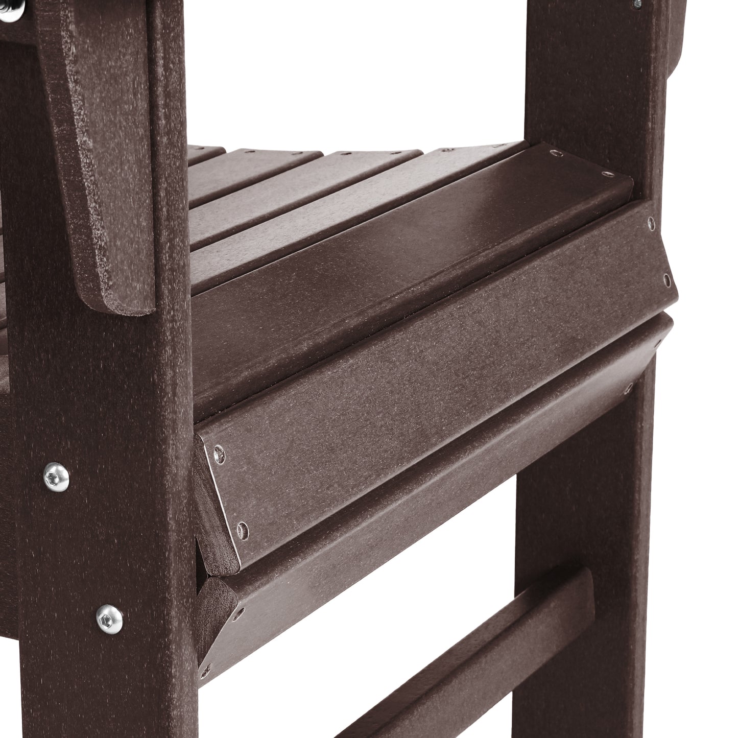 Malibu Modern All-Weather Outdoor Contoured Adirondack Dining Chair