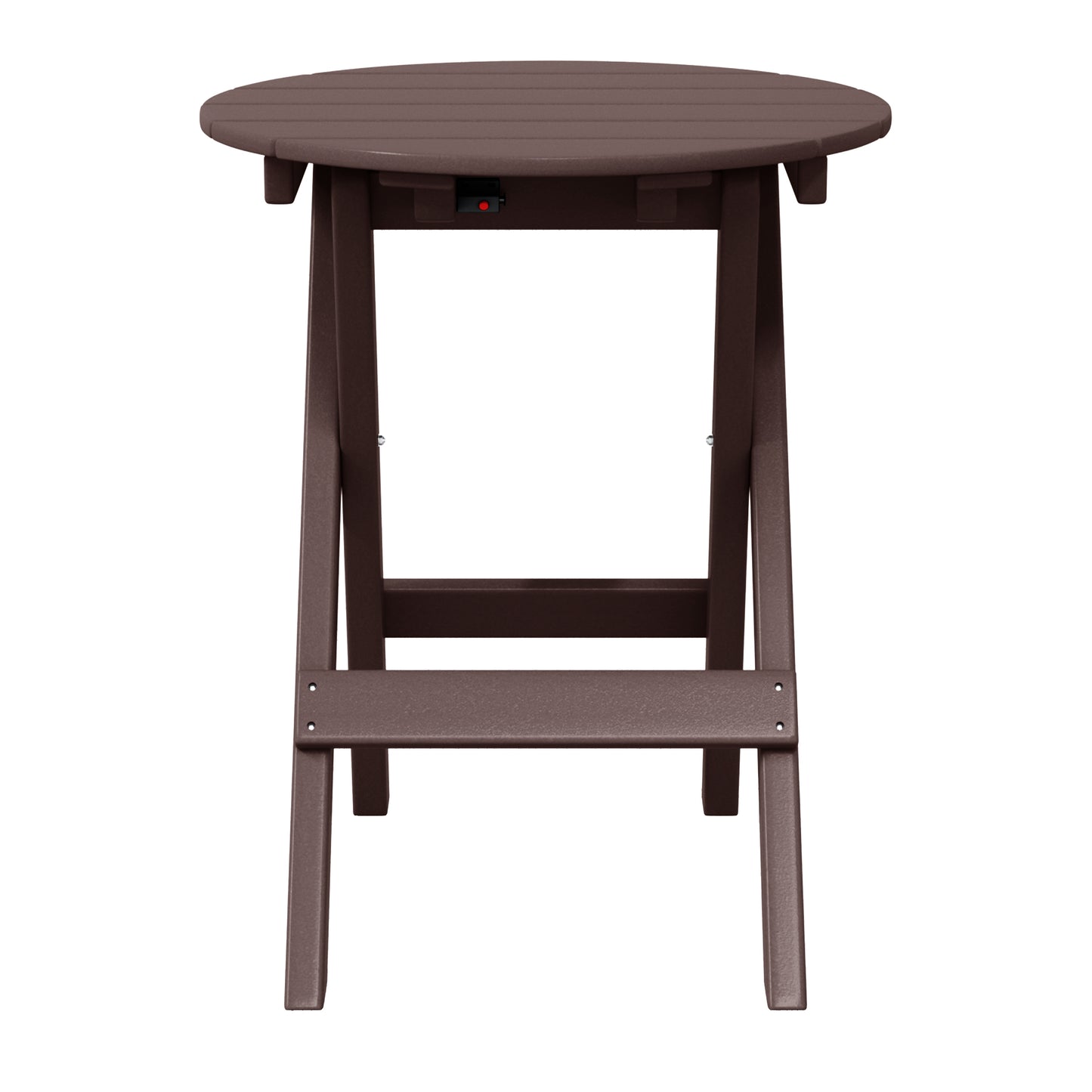 Tuscany All-Weather Outdoor Patio Round Folding Dining Table (24" Top)