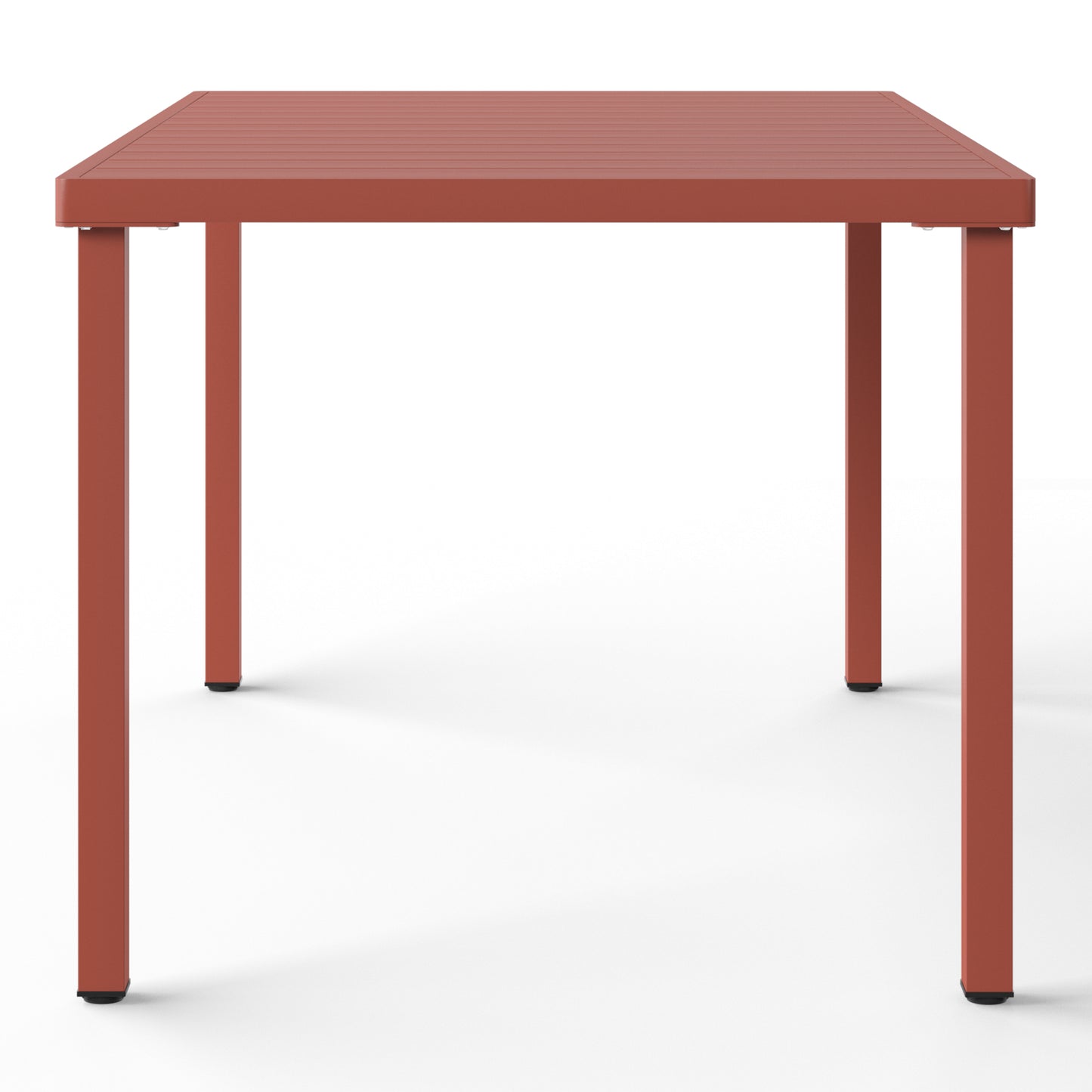 Polyform 59" x 35.4" Steel Rectangular Dining Table