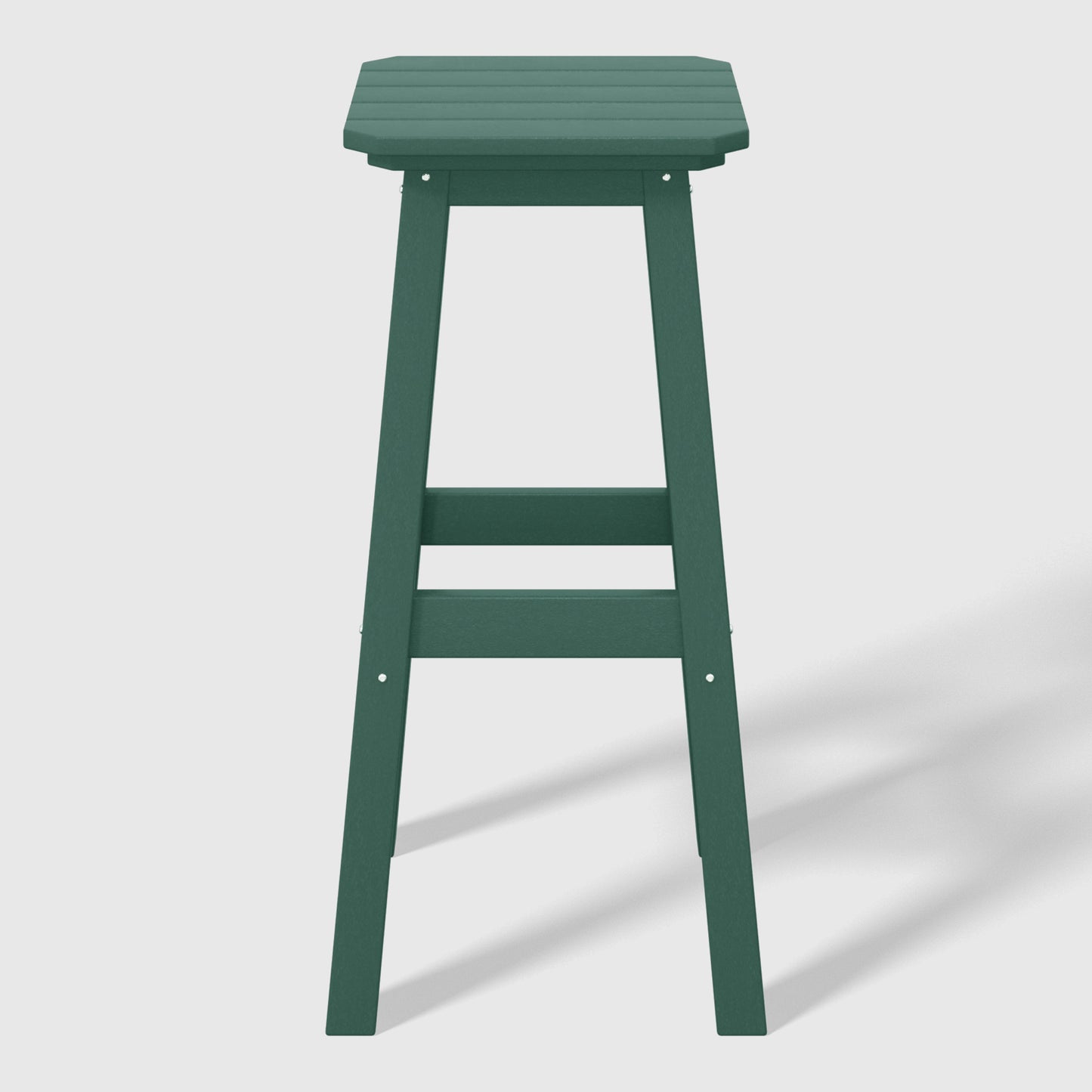 Stockholm All-Weather Outdoor Square Bar Stool (29" Height)