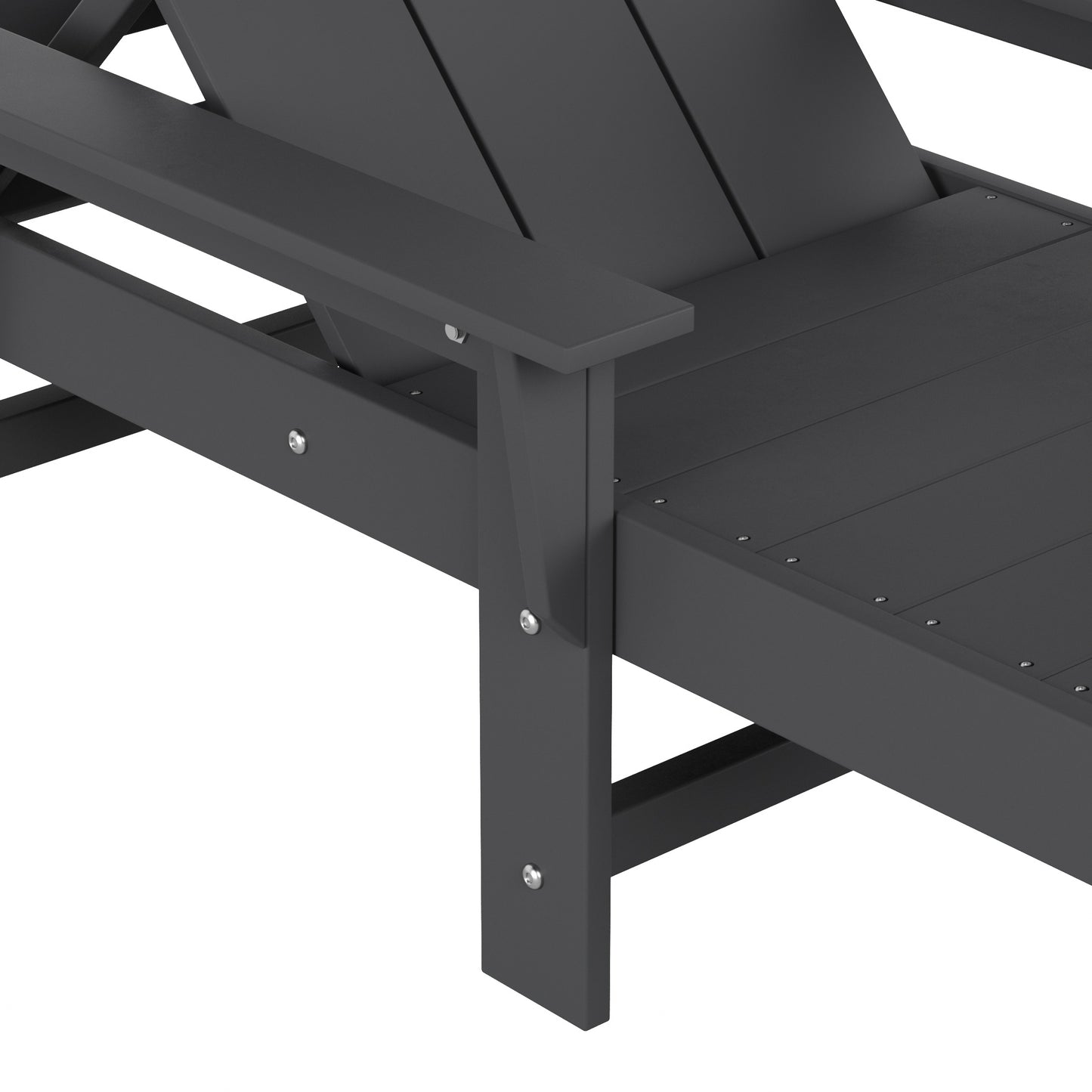 Malibu Modern All-Weather Outdoor Reclining Sun Lounger With Arm Rests & Wheels