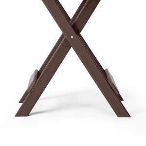 Tuscany All-Weather Outdoor Patio Round Folding Dining Table (24" Top)