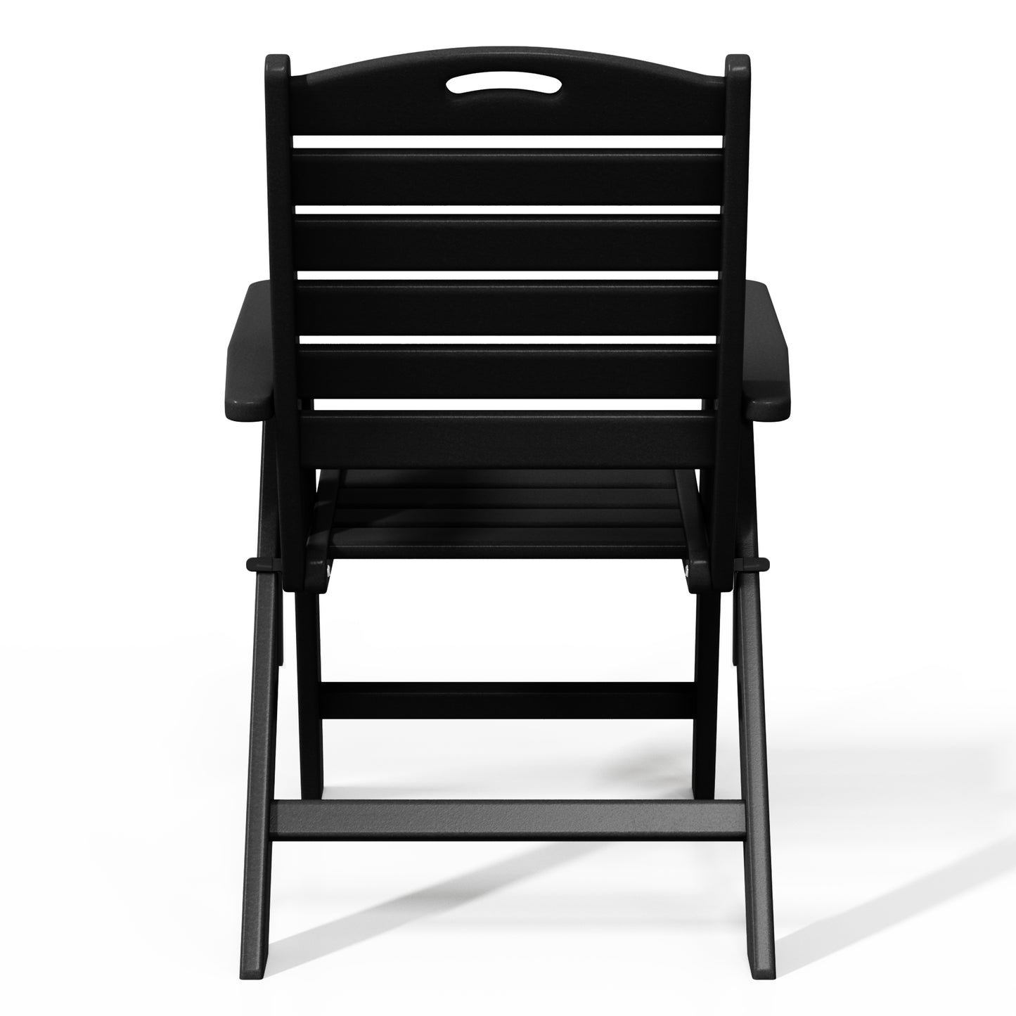 Aarhus All-Weather Outdoor Patio Folding Tall Back Dining Chair (38" High)