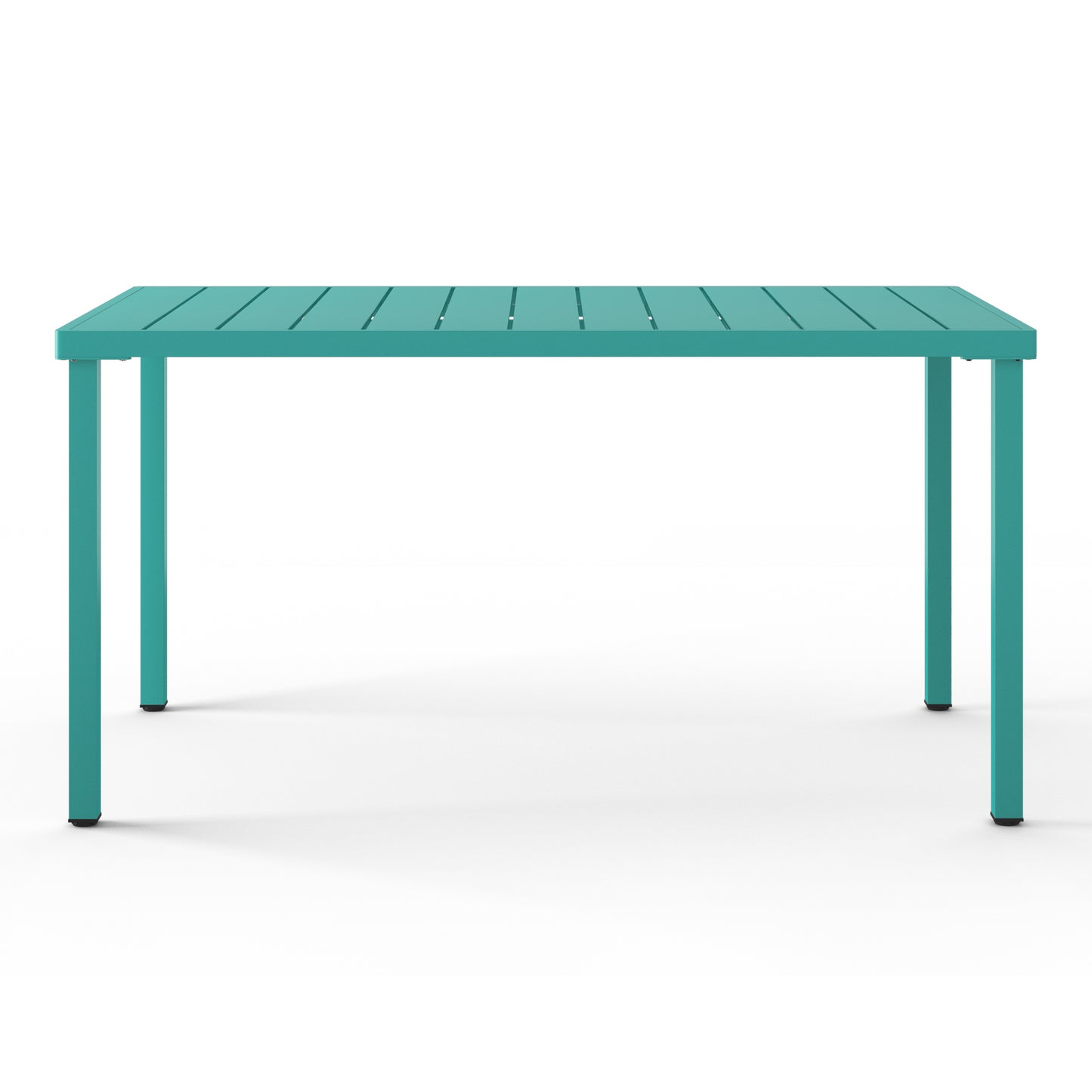 Polyform 59" x 35.4" Steel Rectangular Dining Table