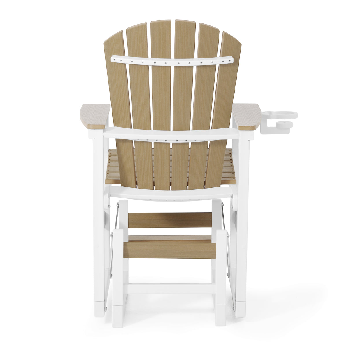 Adirondack Counter Glider With Cup Holder