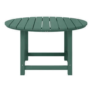 Tiny Terraces Kids' All-Weather Outdoor Round Dining Table (38" Wide)