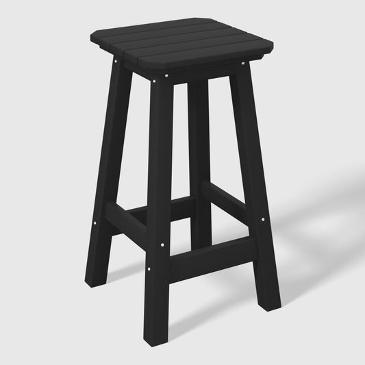 Stockholm  All-Weather Outdoor Square Counter Stool (24" Seat Height)