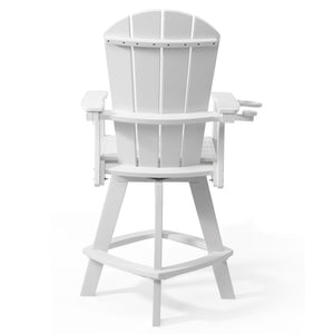 Chatham Adirondack Swivel Bar Chair with Cup Holder