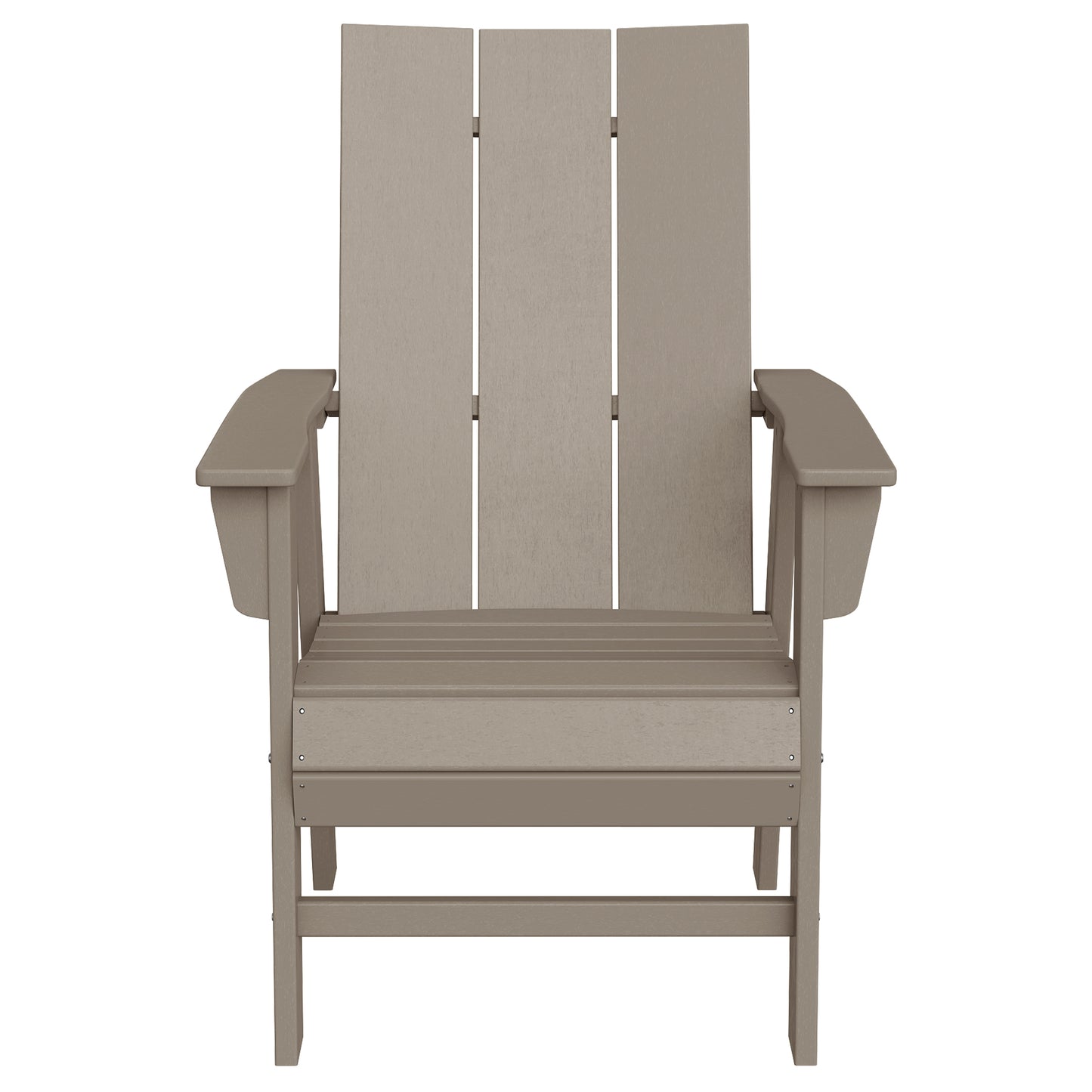 Malibu Modern All-Weather Outdoor Contoured Adirondack Dining Chair
