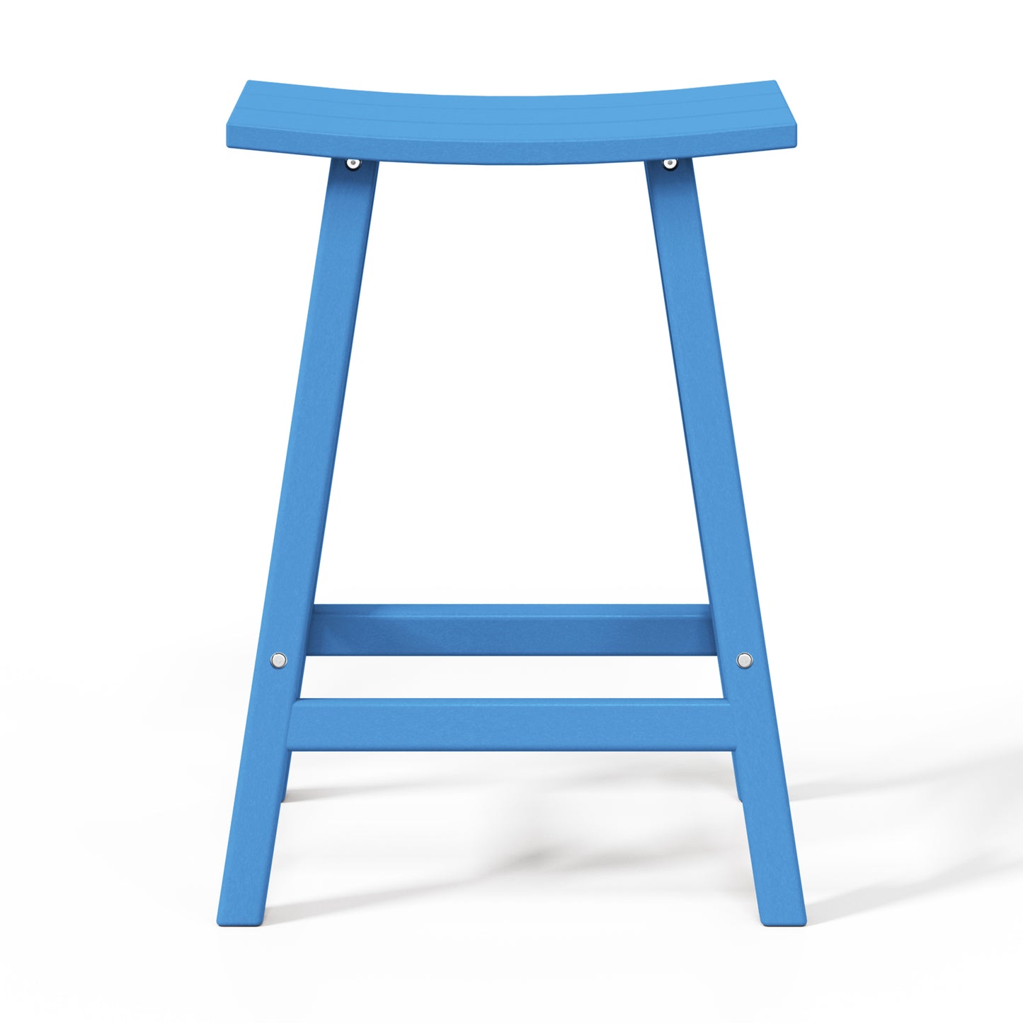 Stockholm All-Weather Outdoor Saddle Counter Stool (24" Height)