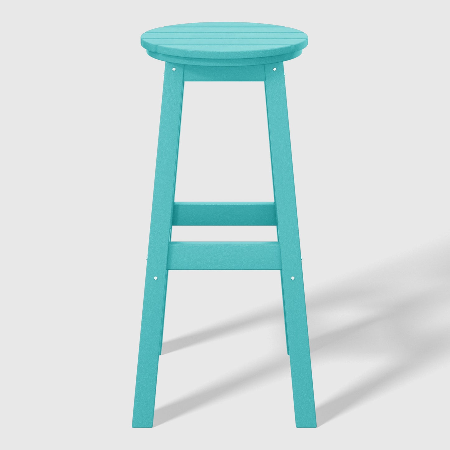 Stockholm All-Weather Outdoor Round Bar Stool (29" Height)