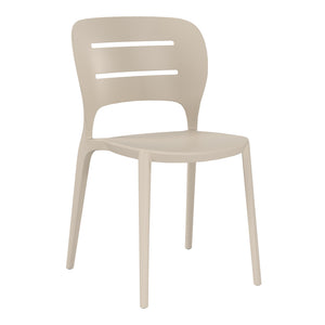 Patio Stacking Dining Side Chair (Set of 2)