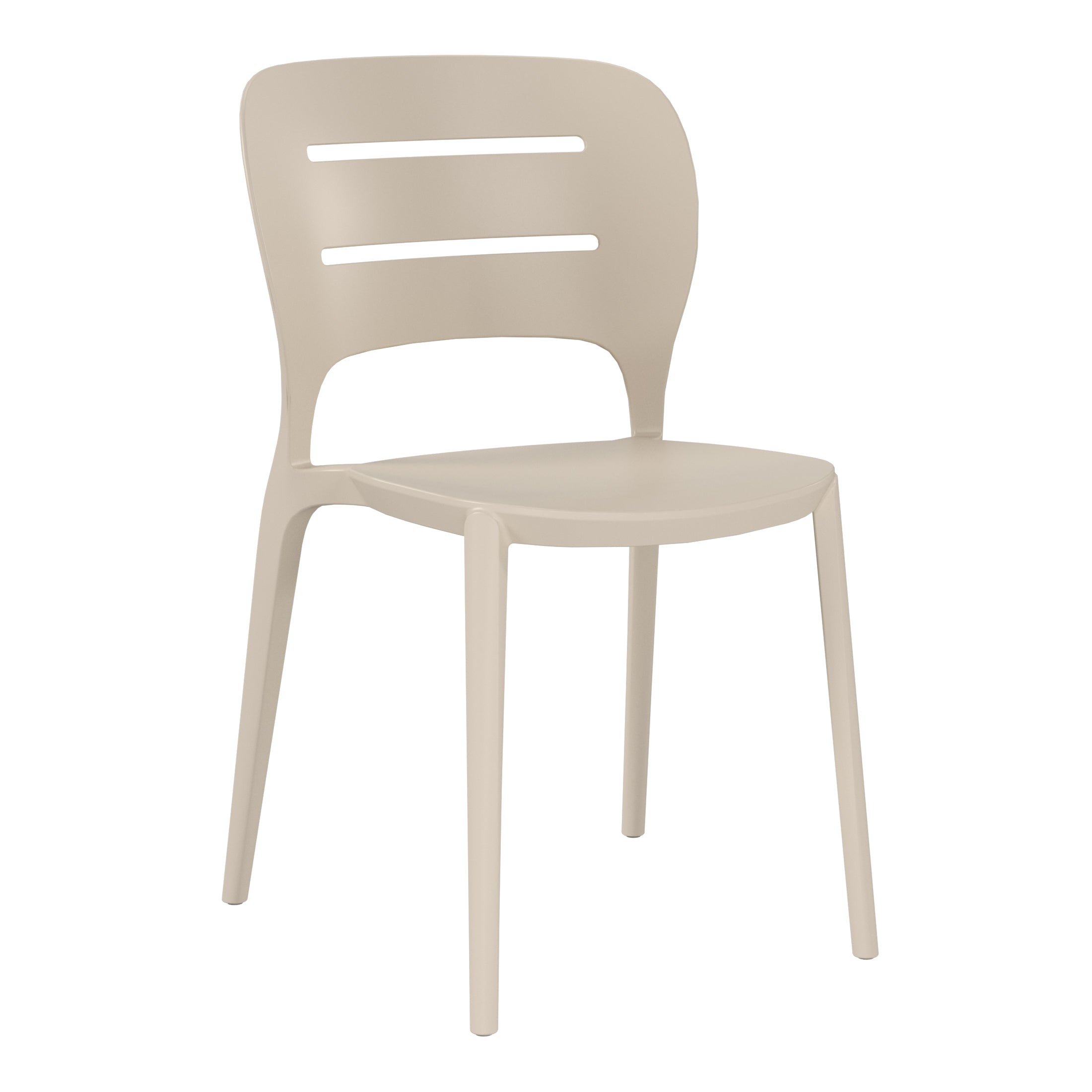 Patio Stacking Dining Side Chair (Set of 4)