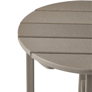 Tuscany All-Weather Outdoor Round Side Table (18" Height)