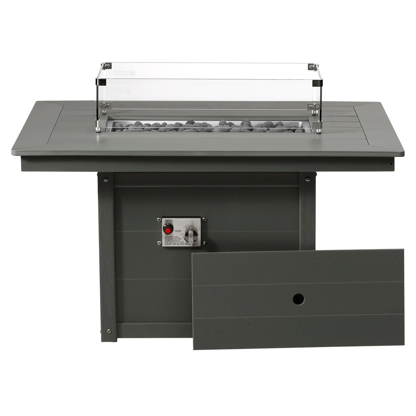 Sedona Rectangular 34" X 46" Fire Pit Table