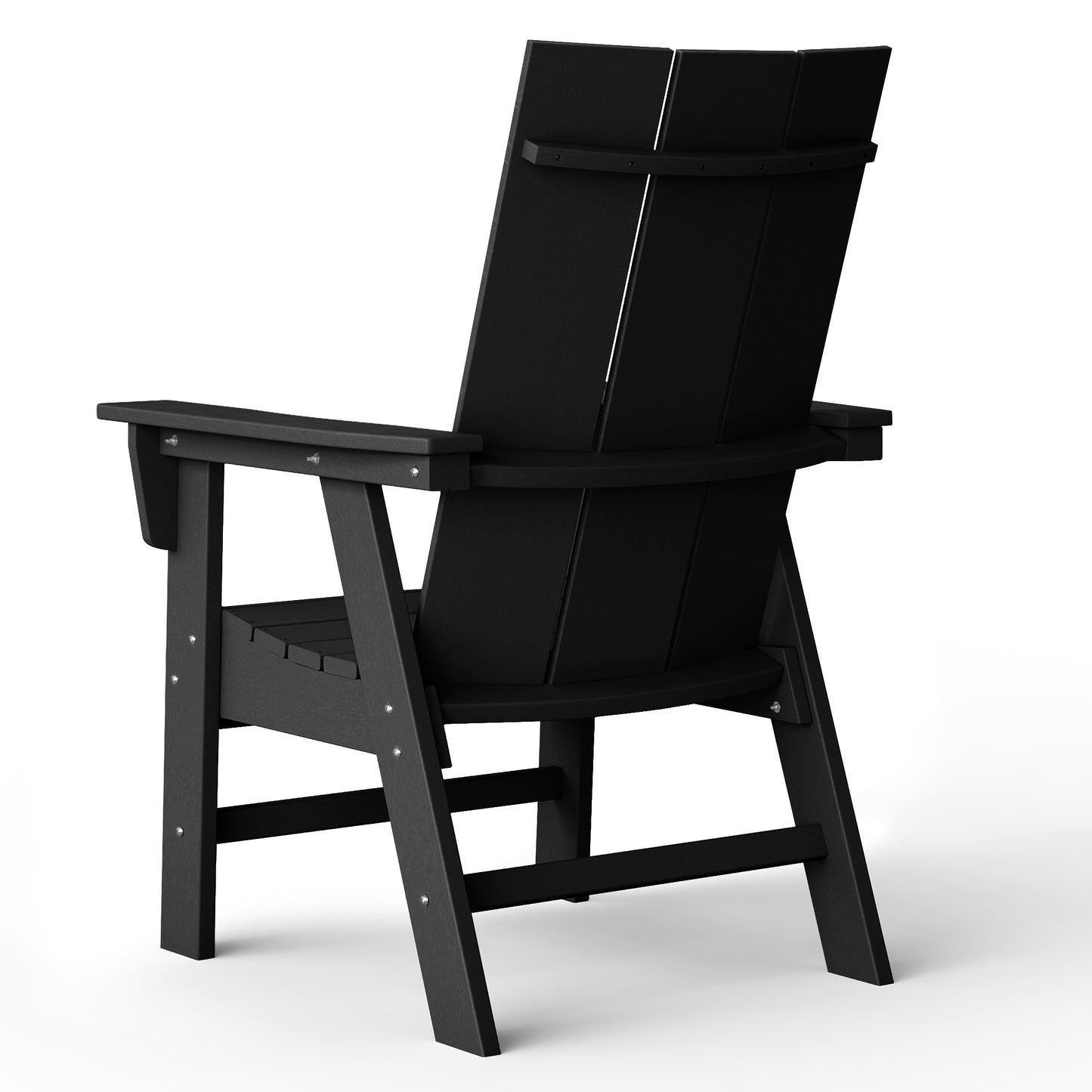 Malibu Modern All-Weather Outdoor Contoured Adirondack Dining Chair