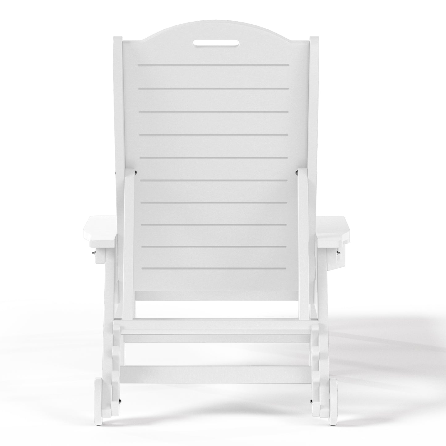 Santa Barbara Reclining Chaise Lounge with Cup Holder and Wheels