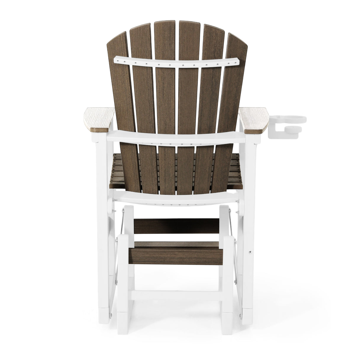 Adirondack Counter Glider With Cup Holder