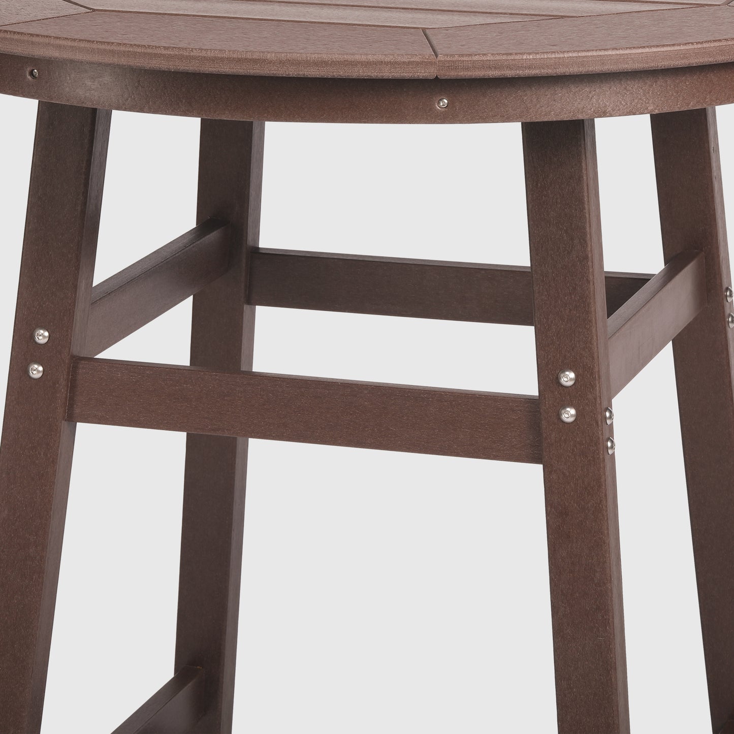 Stockholm All-Weather Outdoor 35" Round Bar Table (42" Height)