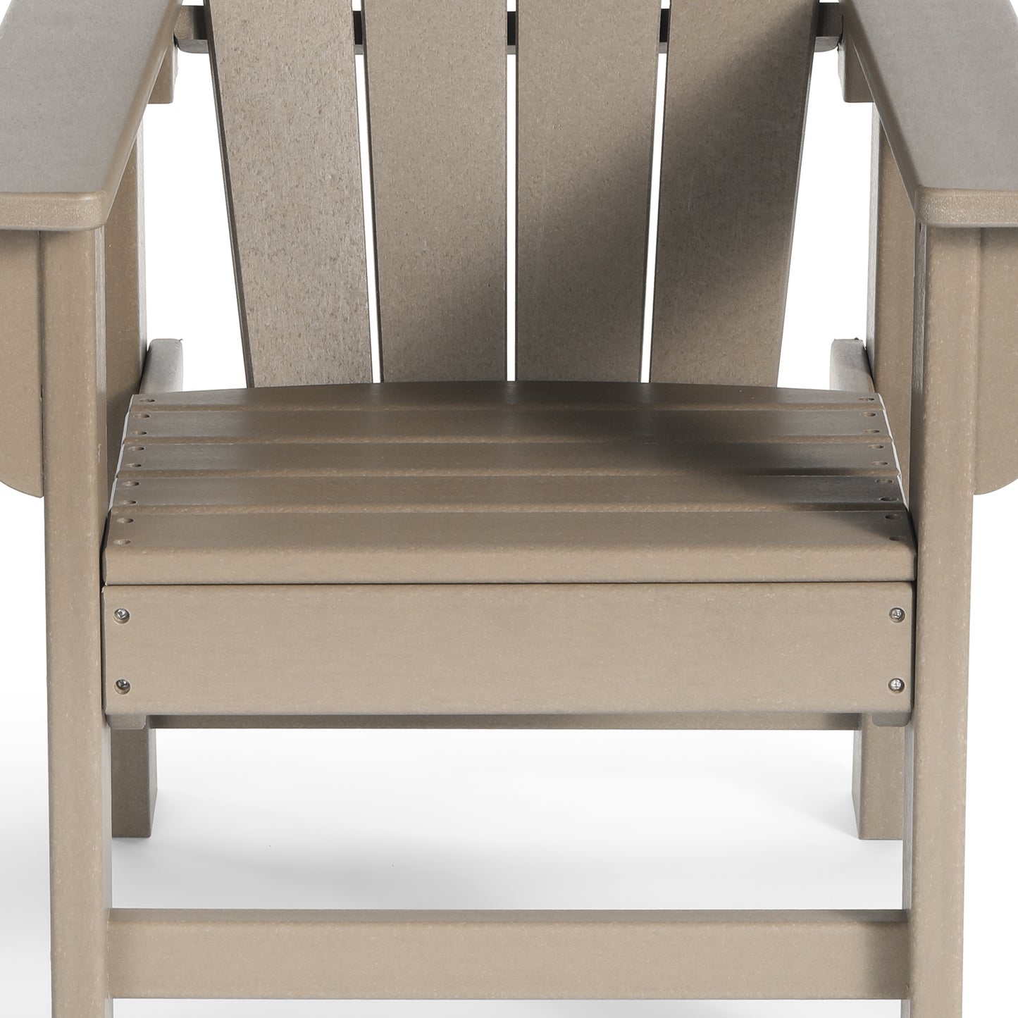 Tiny Terraces Kids' All-Weather Outdoor Poly Adirondack Chair