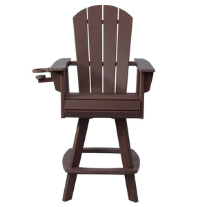 Chatham Adirondack Swivel Bar Chair with Cup Holder