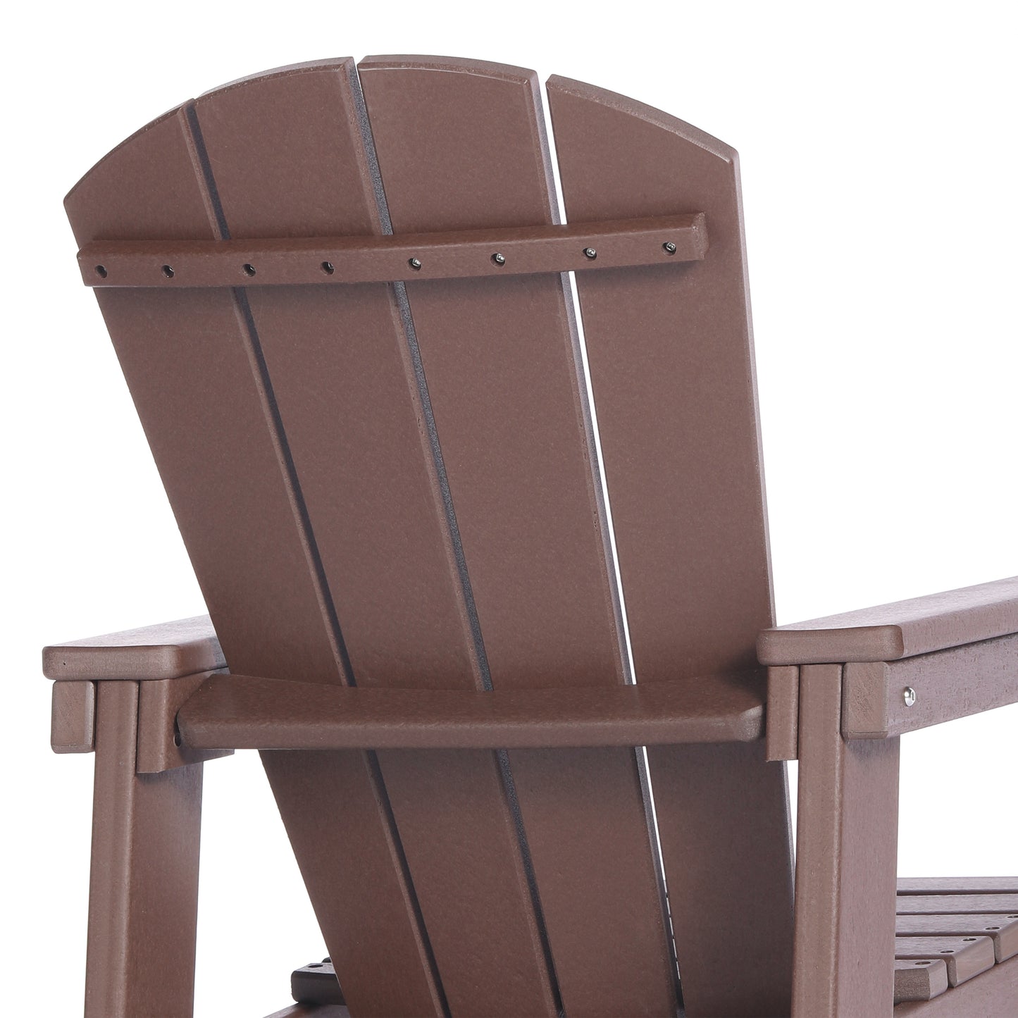 Tiny Terraces Kids' All-Weather Outdoor Poly Adirondack Chair