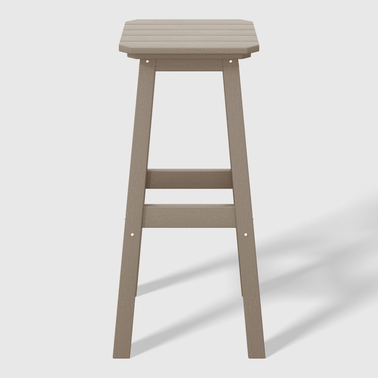 Stockholm All-Weather Outdoor Square Bar Stool (29" Height)