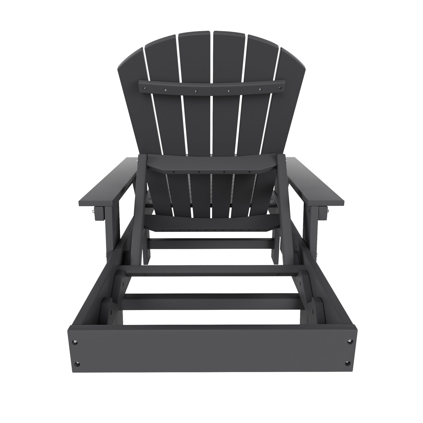 Westport Classic All-Weather Outdoor Adirondack Reclining Sun Lounger With Arms Rests