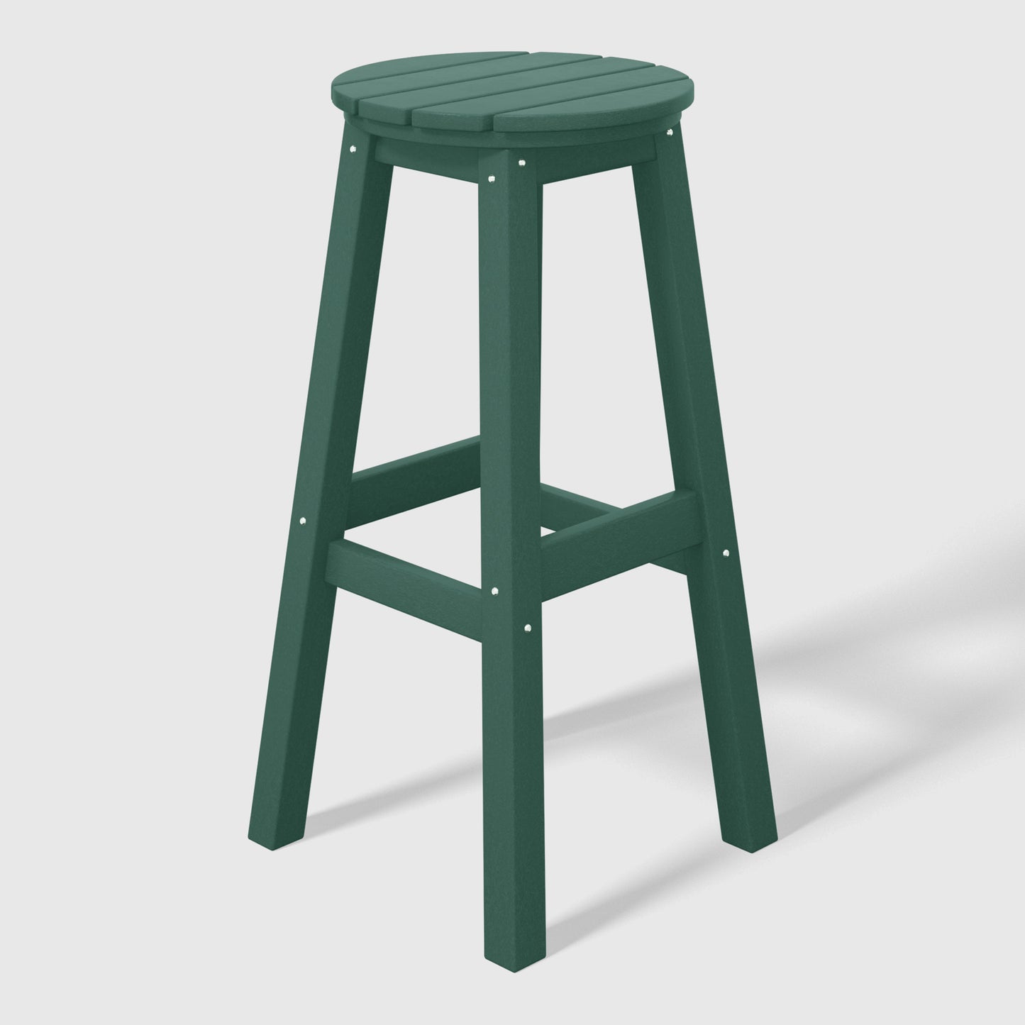 Stockholm All-Weather Outdoor Round Bar Stool (29" Height)