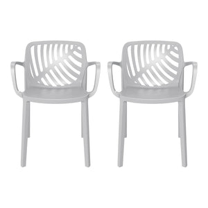 Polyform Stacking Dining Arm Chair (Set of 2)