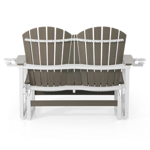 Adirondack 52“ Glider With Cup Holder