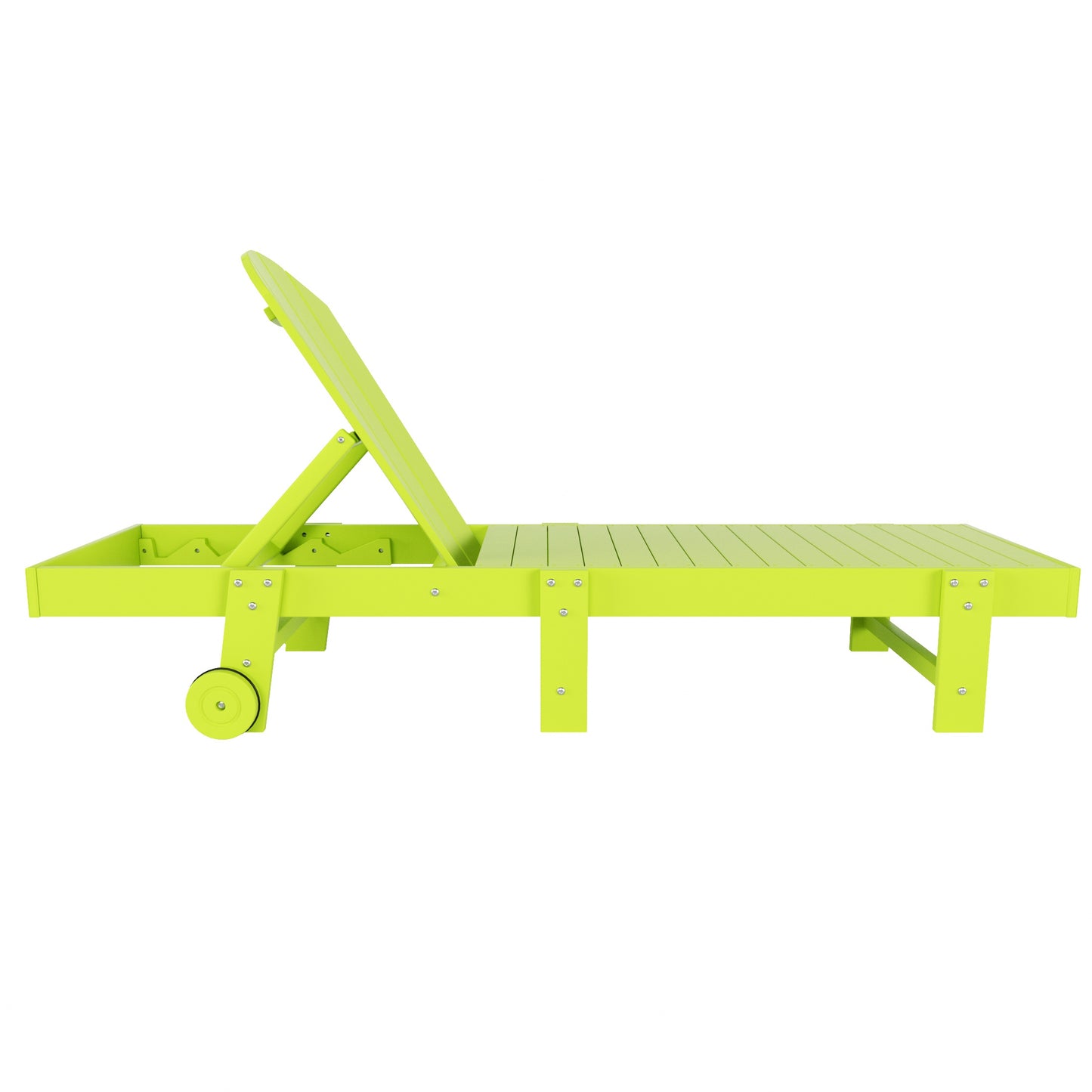 Chatham All-Weather Outdoor Adirondack Reclining Sun Lounger With Wheels