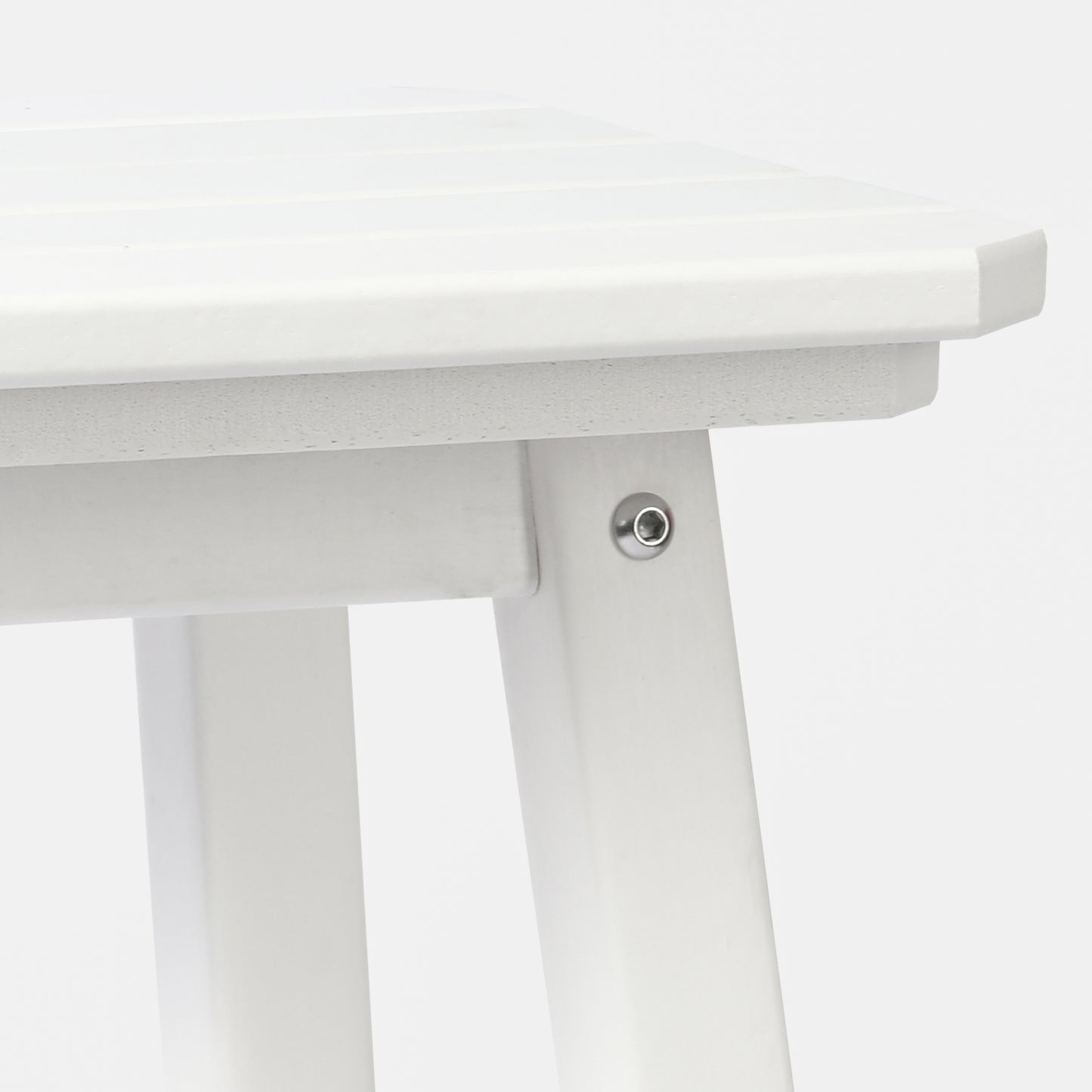 Stockholm  All-Weather Outdoor Square Counter Stool (24" Seat Height)