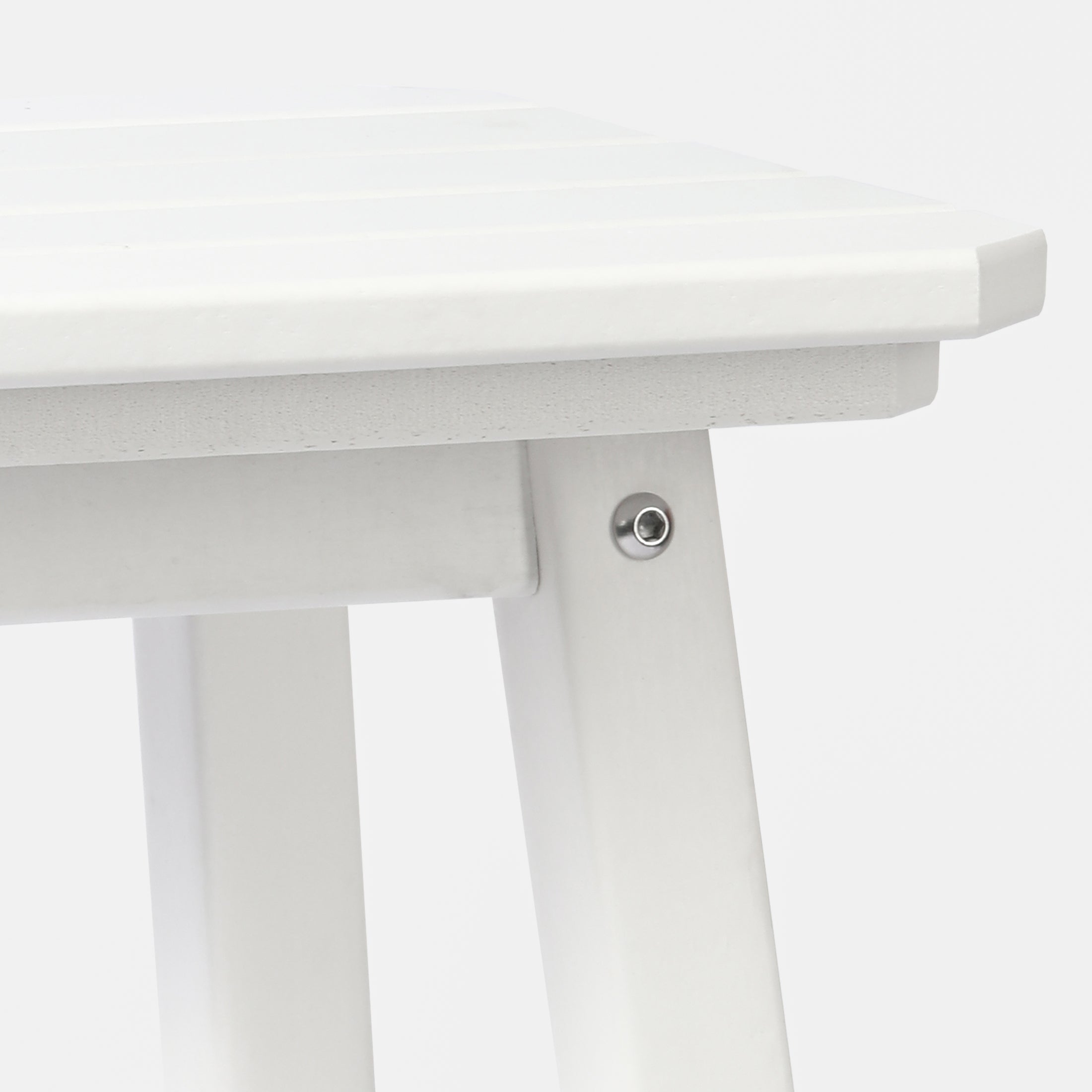Stockholm  All-Weather Outdoor Square Counter Stool (24" Seat Height)