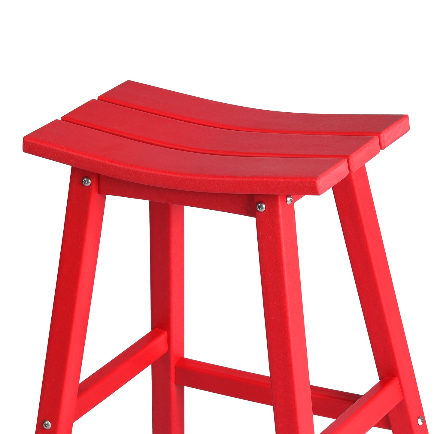 Stockholm All-Weather Outdoor Saddle Counter Stool (24" Height)