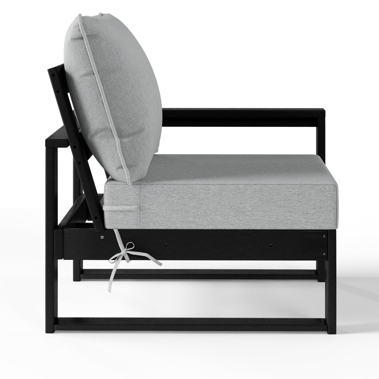 Signature All-Weather Outdoor Modular Patio Deep Seating Right Arm Chair (Right Arm Sectional Seat)