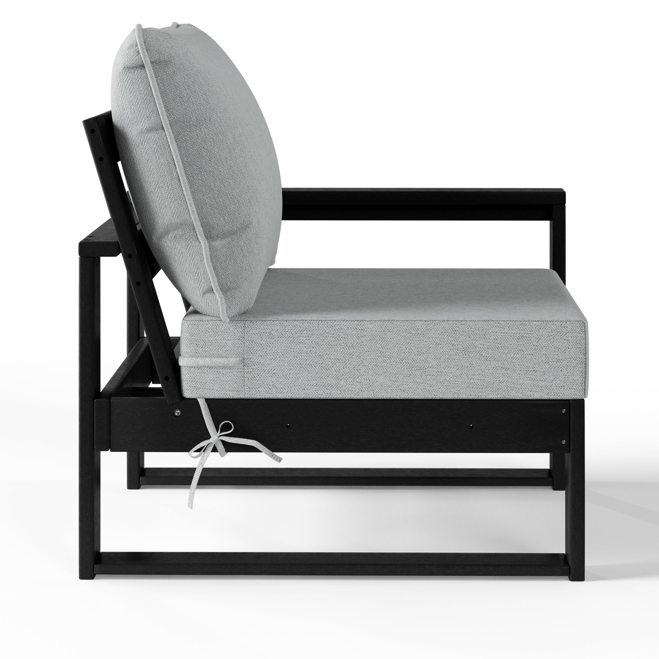 Signature All-Weather Outdoor Modular Patio Deep Seating Right Arm Chair (Right Arm Sectional Seat)
