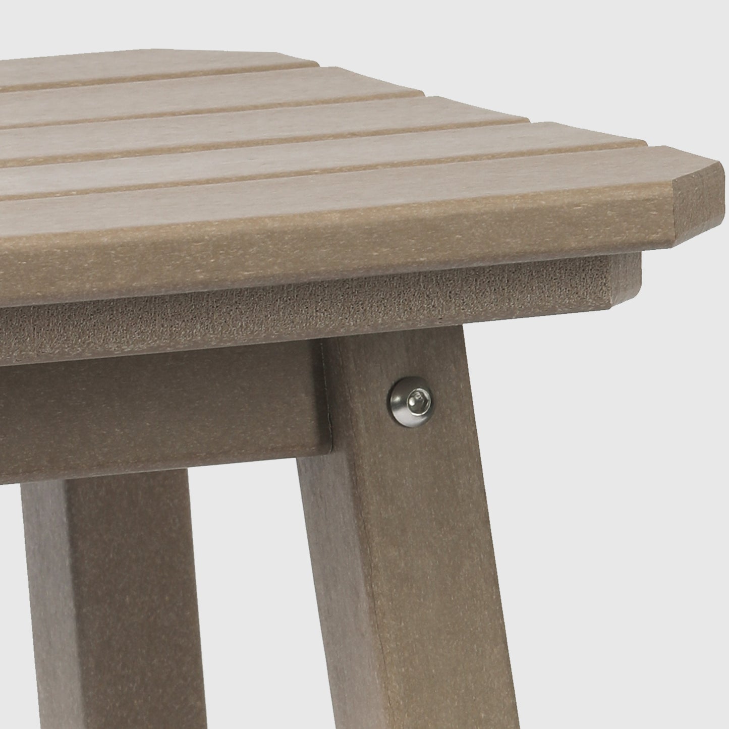 Stockholm  All-Weather Outdoor Square Counter Stool (24" Seat Height)