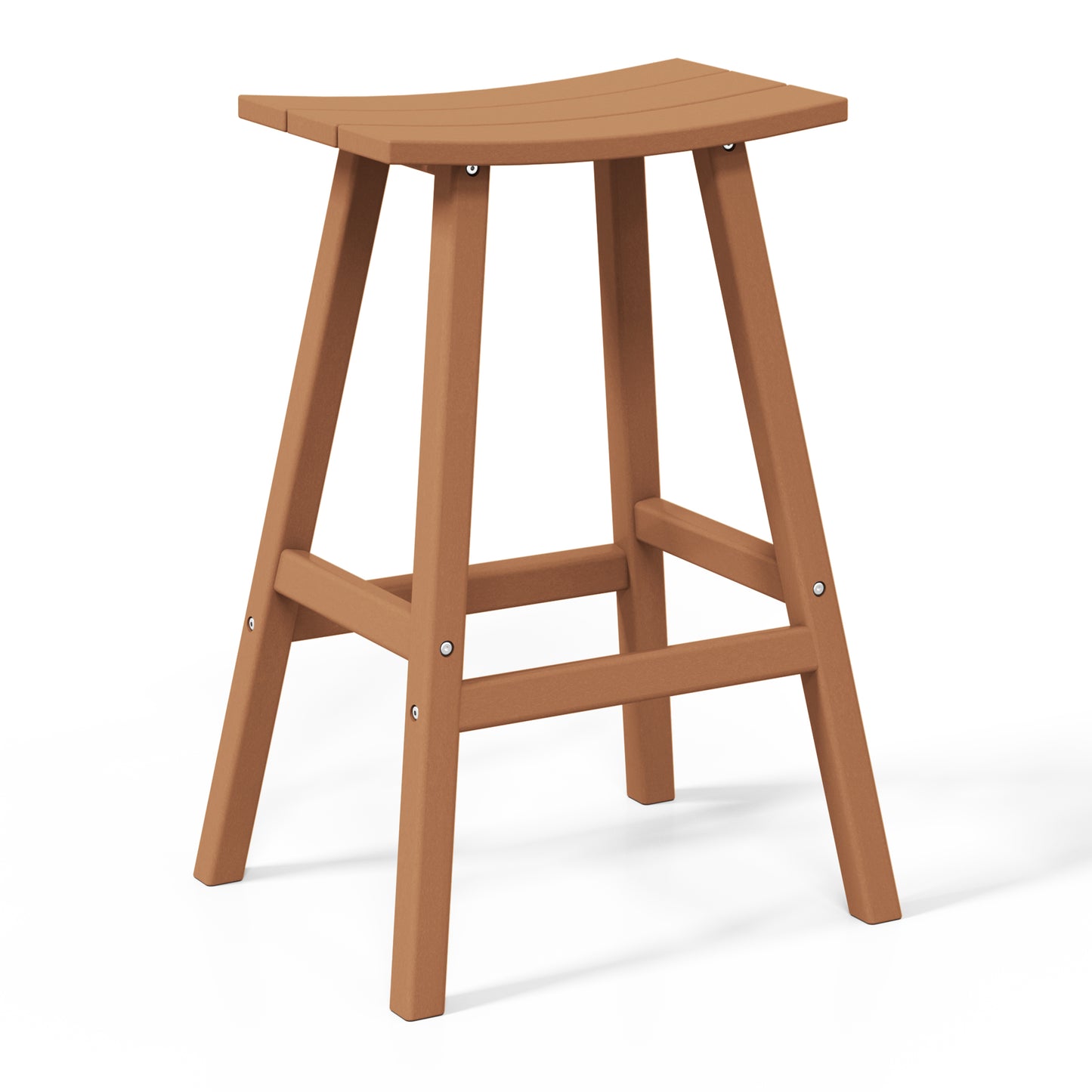 Stockholm All-Weather Outdoor Saddle Bar Stool (29" Height)